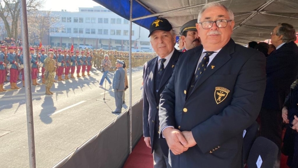 Cien Águilas asiste a Juramento a la Bandera en Concepción